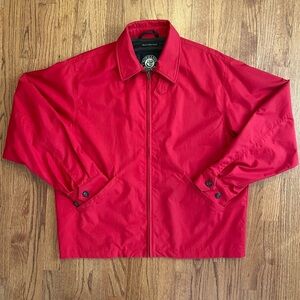 Normandy & Monroe Ventile cotton waterproof and wind proof red jacket size XL